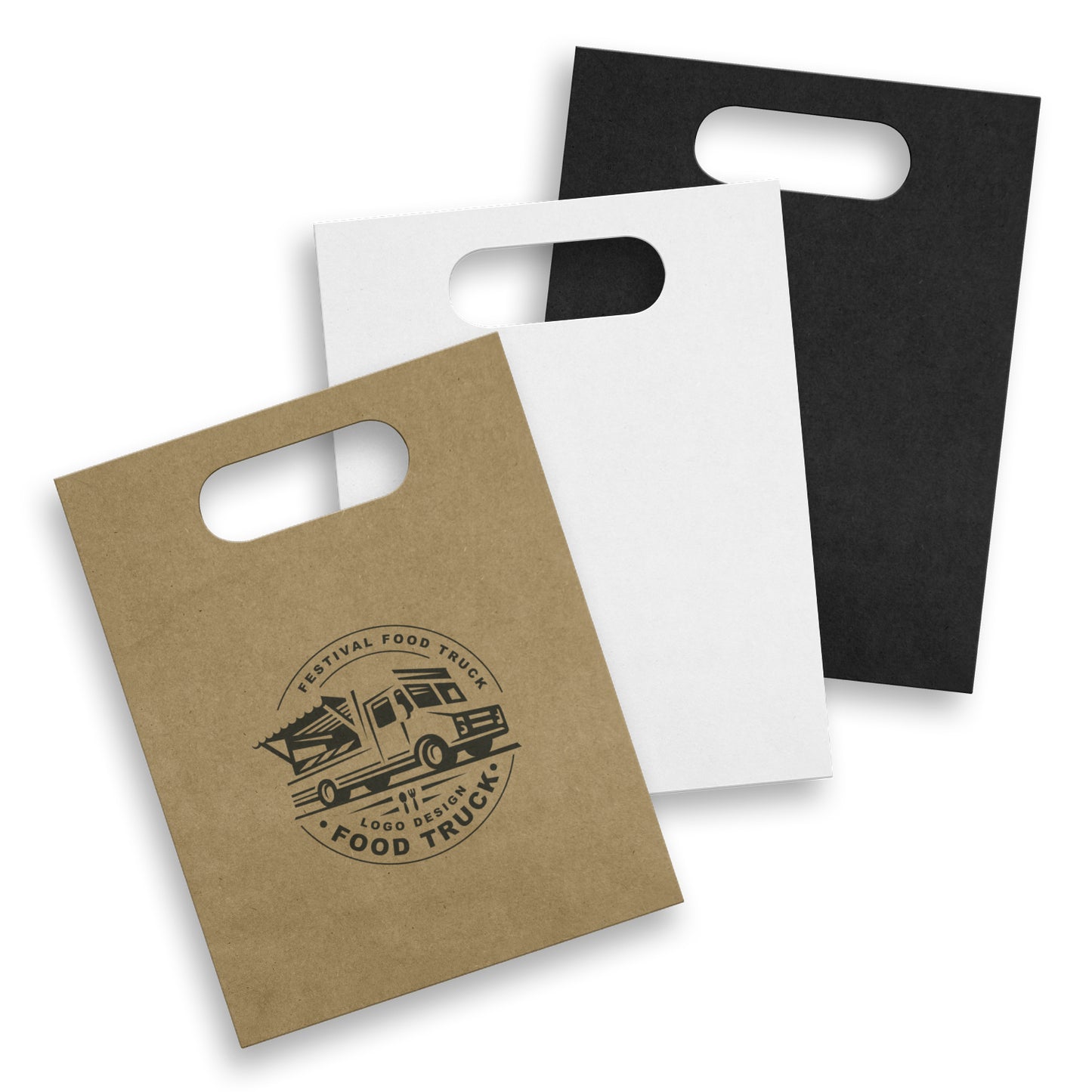Medium Die-Cut Paper Bag – Portrait Orientation