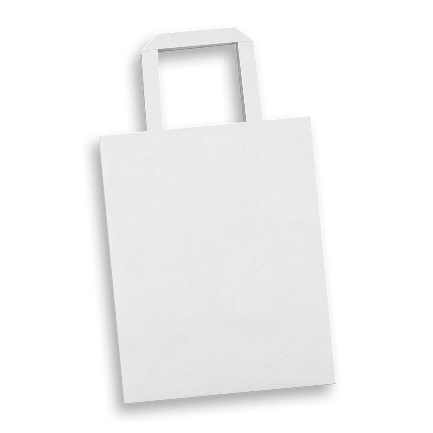 Medium Flat Handle Paper Bag – Portrait Orientation