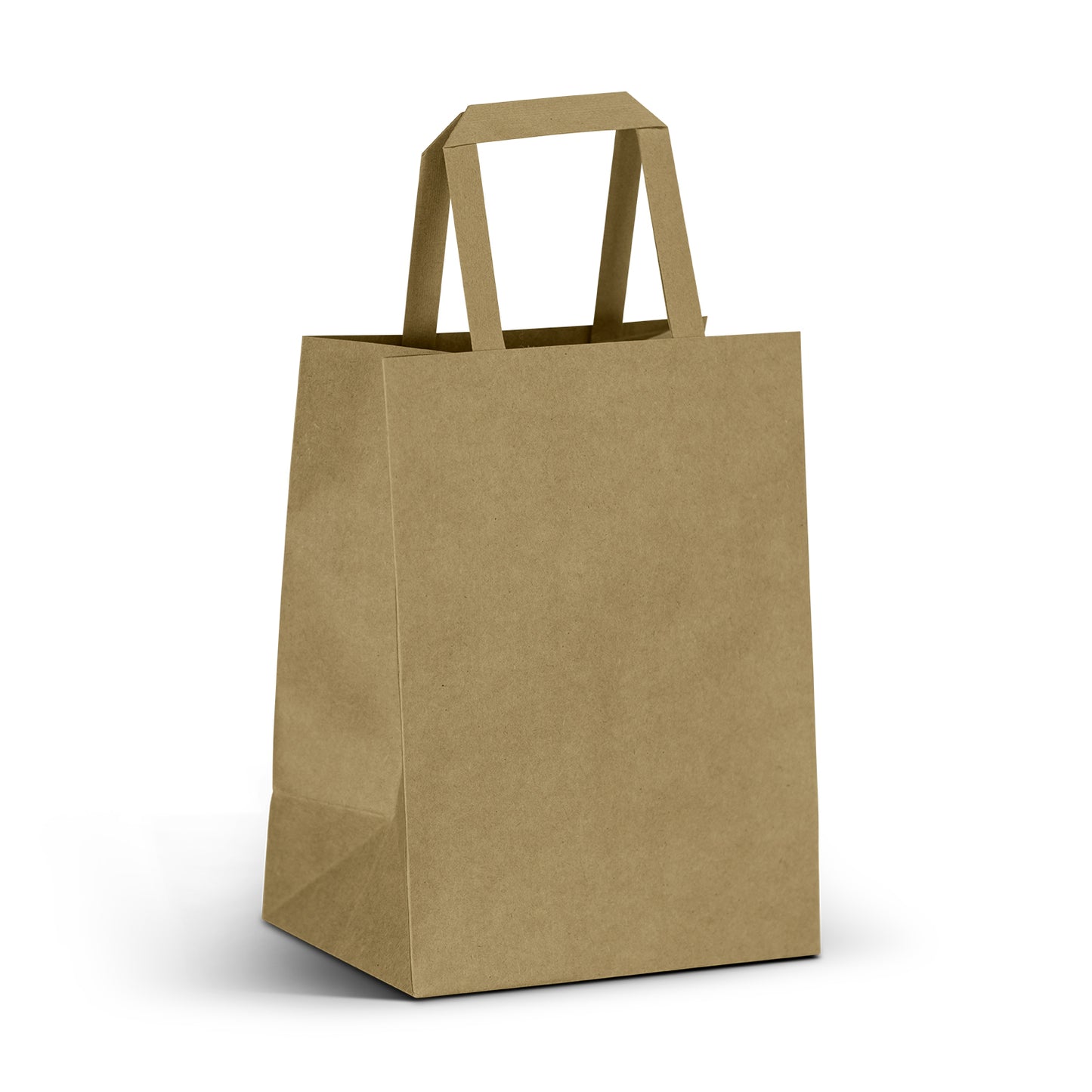 Medium Flat Handle Paper Bag – Portrait Orientation