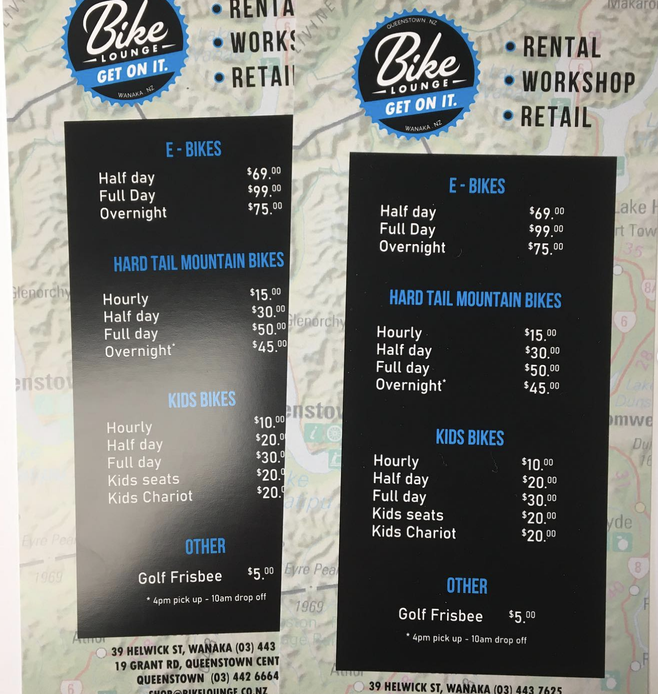 Custom Rack Card - DL - 99 x 210 mm