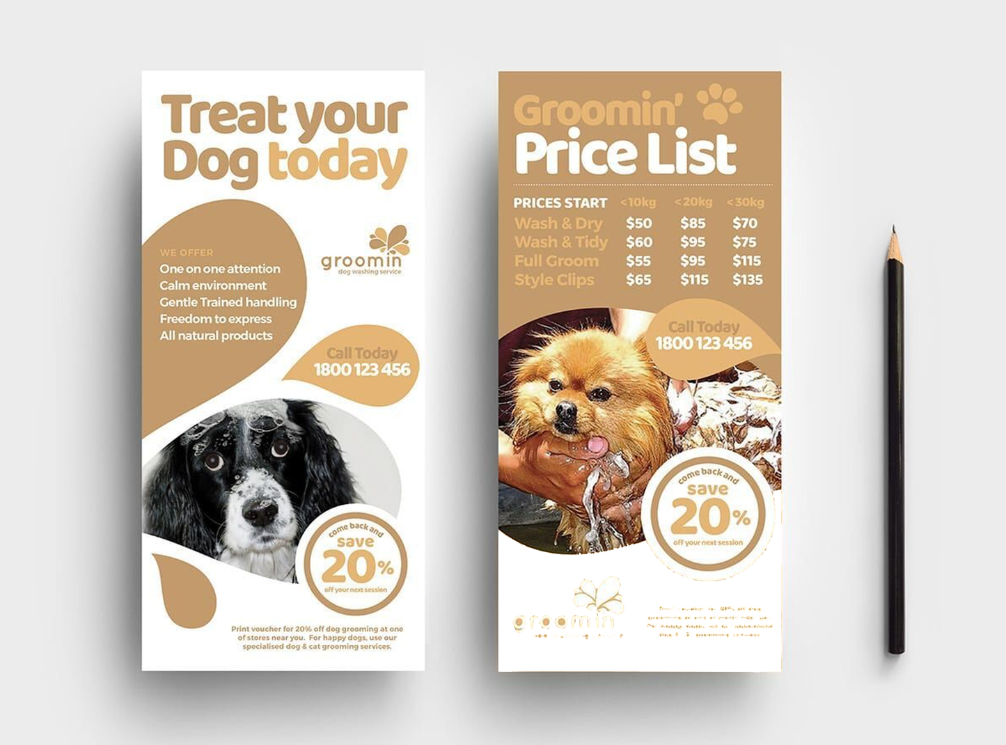 Custom Rack Card - DL - 99 x 210 mm