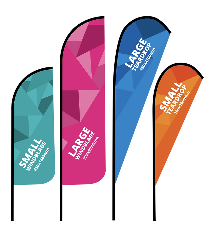 Promo Flag Matplotlib Custom Teardrop & Feather Flags | Promo It