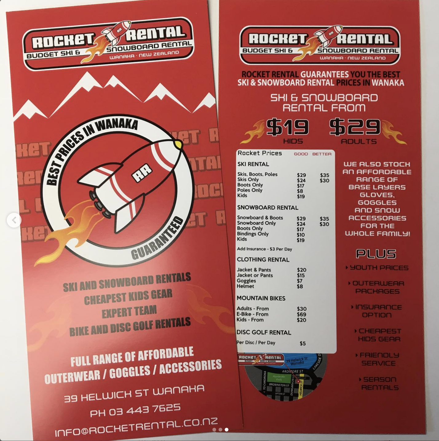 Custom Rack Card - DL - 99 x 210 mm