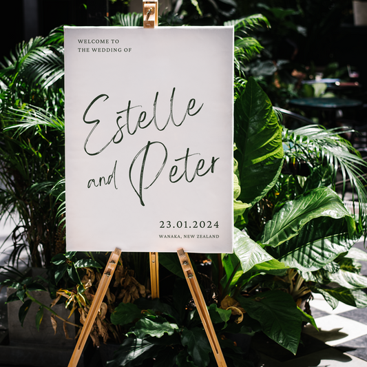 Wedding Welcome sign (PVC Board)